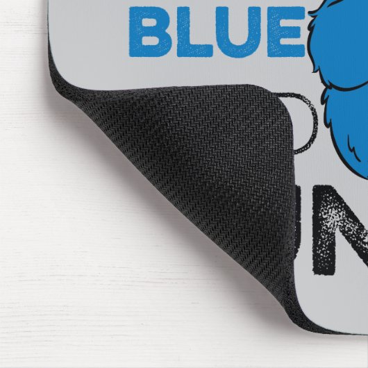Cookie Monster | Groot blauw en Hongarije Muismat (Hoek)
