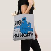 Cookie Monster | Groot blauw en Hongarije Tote Bag (Dichtbij)