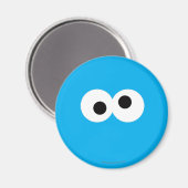 Cookie Monster Groot Gezicht Magneet (Voorkant / Achterkant)