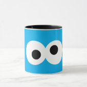 Cookie Monster Groot Gezicht Mok (Midden)