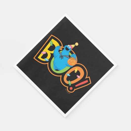 Cookie Monster | Halloween Boo! Servet (Hoek)