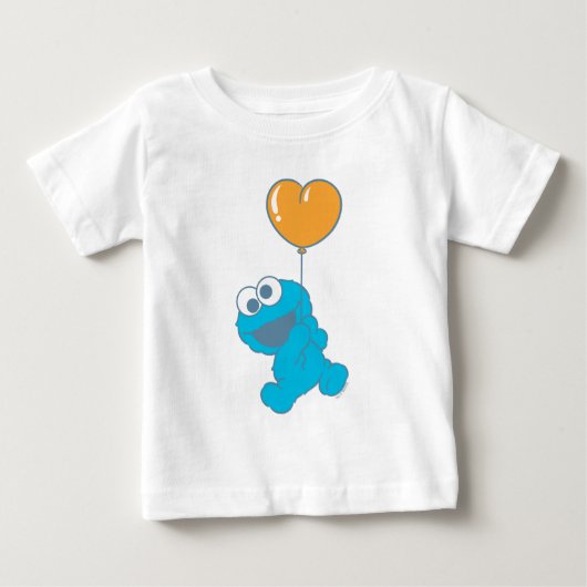 Cookie Monster Hart Ballon (Voorkant)
