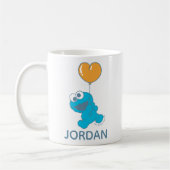 Cookie Monster Hart Ballon Koffiemok (Links)