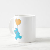 Cookie Monster Hart Ballon Koffiemok (Voorkant links)