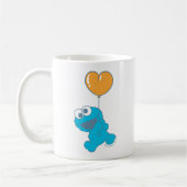 Cookie Monster Hart Ballon Koffiemok (Links)