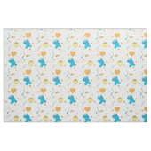 Cookie Monster Hart Ballon Stof (Fat Quarter)