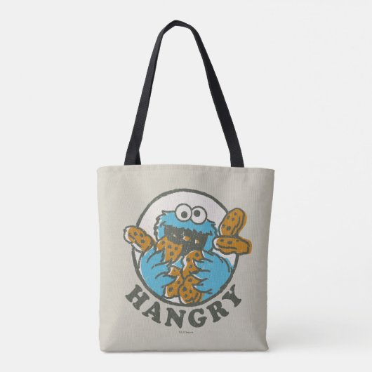 Cookie Monster | Hboos Tote Bag (Achterkant)