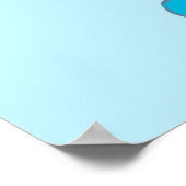 Cookie Monster Heart Balloon Poster (Hoek)