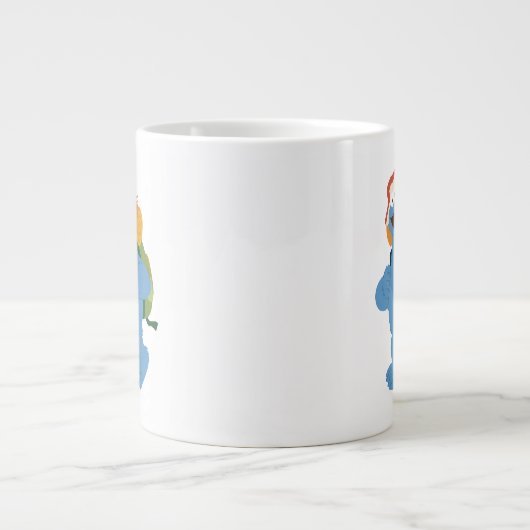 Cookie Monster Hiking Grote Koffiekop (Voorkant)