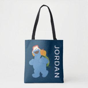 Cookie Monster Hiking Jouw namen toevoegen Tote Bag