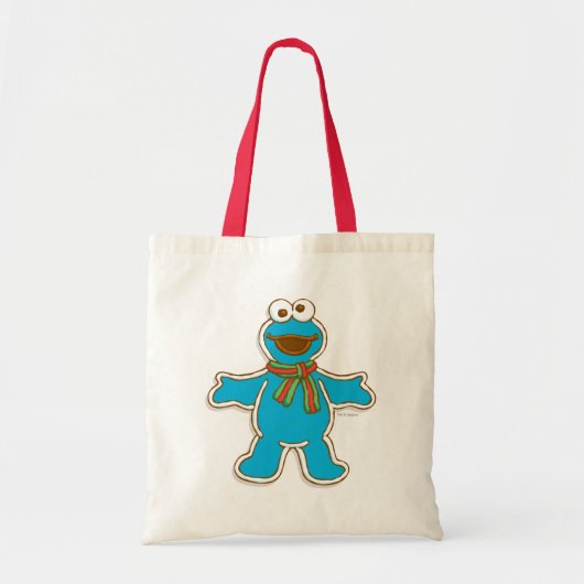 Cookie Monster Holiday Tote Bag (Voorkant)