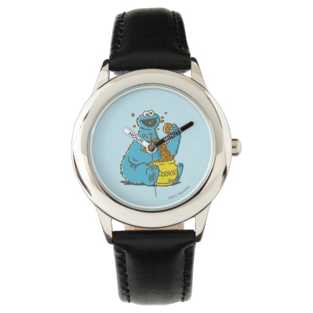 Cookie Monster  Horloge (Voorkant)