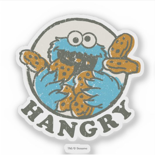  Cookie Monster | Hwoe Sticker (Voorkant)
