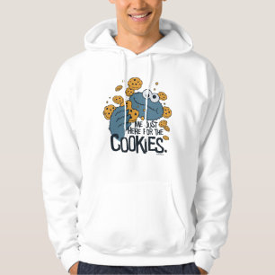 Cookie Monster Ik ben hier voor de koekjes Hoodie