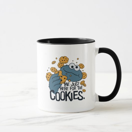 Cookie Monster | Ik ben hier voor de koekjes Mok (Rechts)