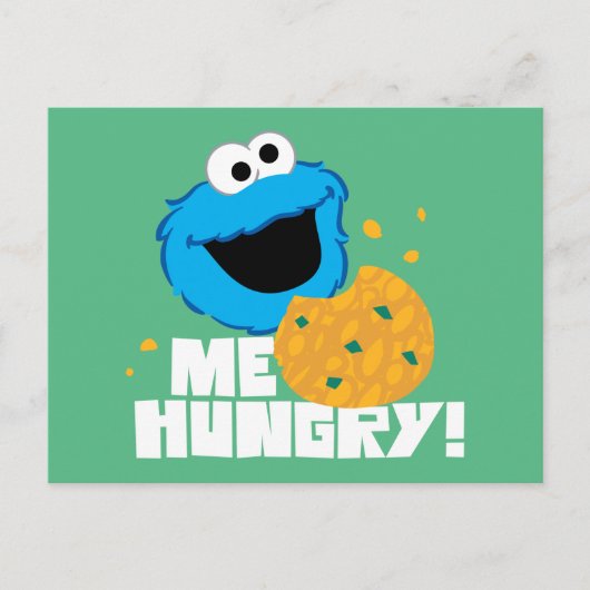Cookie Monster | Ik heb honger. Briefkaart (Voorkant)