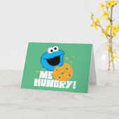 Cookie Monster | Ik heb honger. Kaart (Gele Bloem)