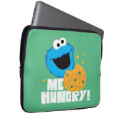 Cookie Monster | Ik heb honger. Laptop Sleeve (Voorkant Rechts)