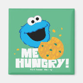 Cookie Monster | Ik heb honger. Magneet (Voorkant)