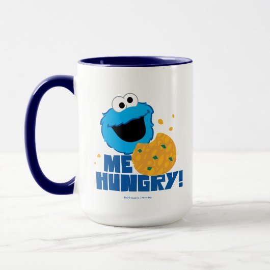Cookie Monster | Ik heb honger. Mok (Links)