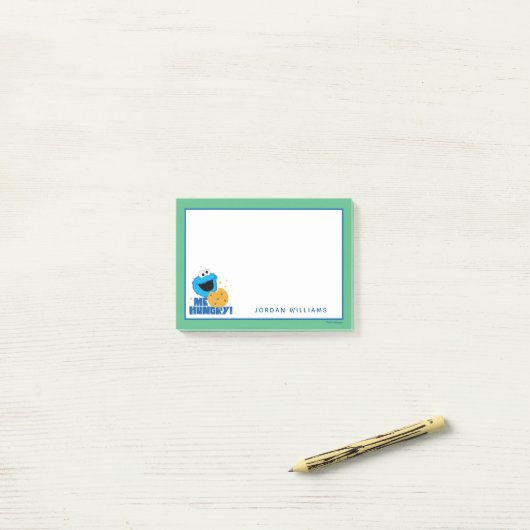 Cookie Monster | Ik heb honger. Post-it® Notes (Op bureau)