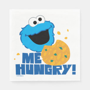 Cookie Monster   Ik heb honger. Servet
