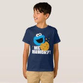 Cookie Monster | Ik heb honger. T-shirt (Voorkant volledig)