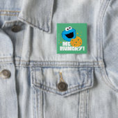 Cookie Monster | Ik heb honger. Vierkante Button 5,1 Cm (In situ)