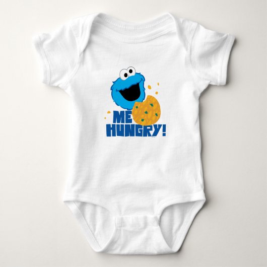 Cookie Monster | Ik hongerig! Romper (Voorkant)