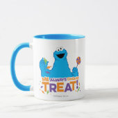 Cookie Monster - Ik kies altijd een traktatie Mok (Links)