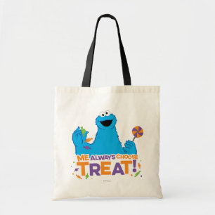 Cookie Monster - Ik kies altijd traktatie Tote Bag
