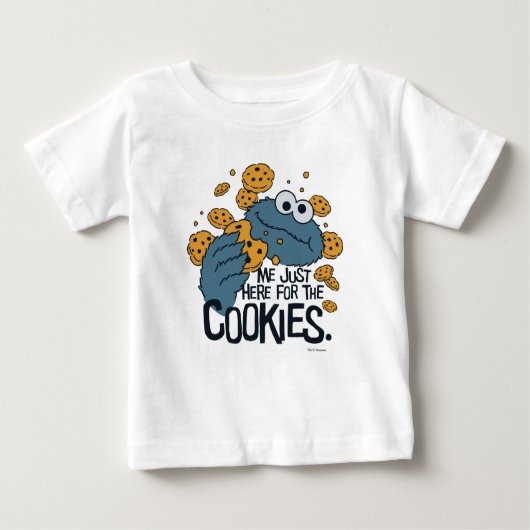Cookie Monster | Ik kom hier voor de koekjes. (Voorkant)