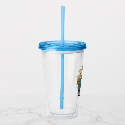 Cookie Monster | Ik kom hier voor de koekjes Acryl Drinkbeker (Rechts)
