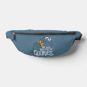 Cookie Monster Ik kom hier voor de koekjes. Heuptasje