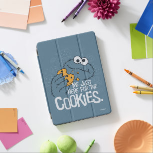 Cookie Monster   Ik kom hier voor de koekjes. iPad Air Cover