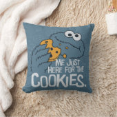Cookie Monster | Ik kom hier voor de koekjes. Kussen (Deken)