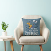 Cookie Monster | Ik kom hier voor de koekjes. Kussen (Stoel)