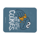Cookie Monster | Ik kom hier voor de koekjes. Magneet (Horizontaal)