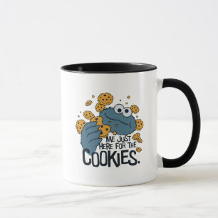 Cookie Monster Ik kom hier voor de koekjes. Mok