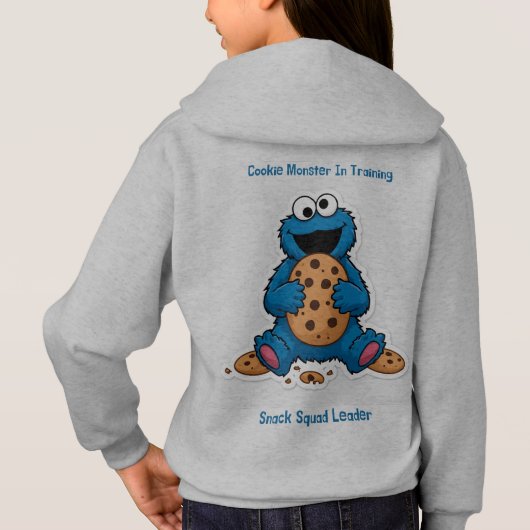 Cookie Monster in Training – Snack Squad Leader  (Achterkant)