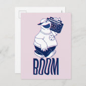 Cookie Monster | Jamming with the Boom Box Briefkaart (Voorkant / Achterkant)