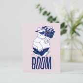 Cookie Monster | Jamming with the Boom Box Briefkaart (Staand voorkant)