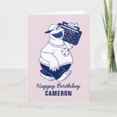 Cookie Monster | Jamming with the Boom Box Kaart (Voorkant)