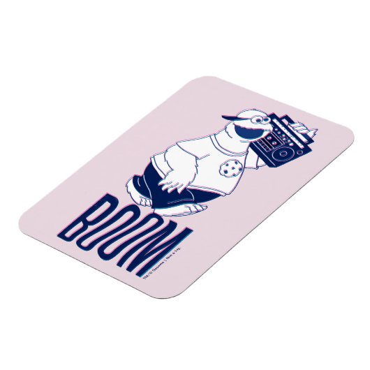 Cookie Monster | Jamming with the Boom Box Magneet (Linkerzijde)