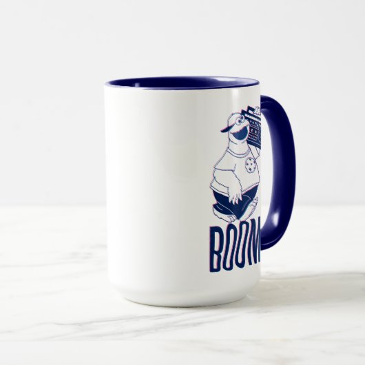 Cookie Monster | Jamming with the Boom Box Mok (Voorkant rechts)