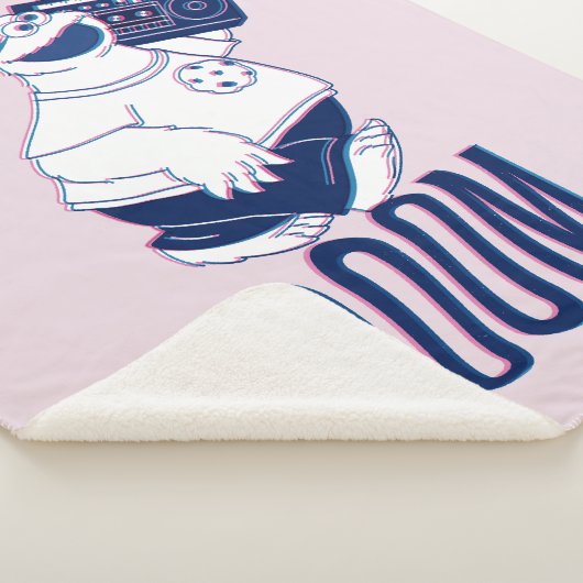 Cookie Monster | Jamming with the Boom Box Sherpa Deken (3/4)