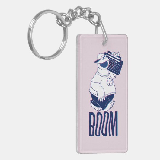 Cookie Monster | Jamming with the Boom Box Sleutelhanger (Voorkant Links)