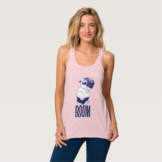 Cookie Monster | Jamming with the Boom Box Tanktop (Volledige Voorkant)