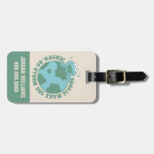 Cookie Monster | Jouw namen toevoegen Bagagelabel (Voorkant horizontaal)