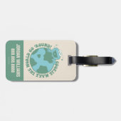 Cookie Monster | Jouw namen toevoegen Bagagelabel (Achterkant horizontaal)